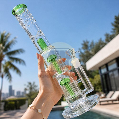 16inch perc glass bong 18mm - 16inch,