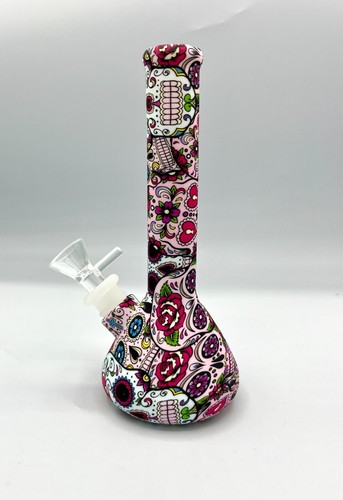 Silicone water pipe bong - 8",