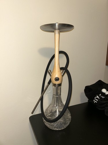 Wookah hookah wood silver - wood,