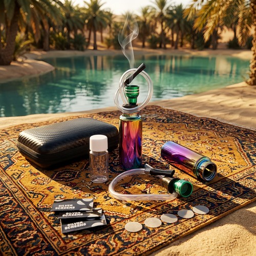 2pc mini small glass bong - 2pc,