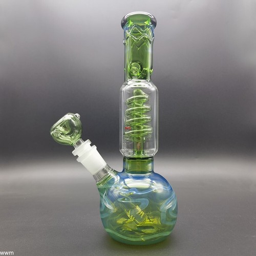Heavy green glass - 9.5", water