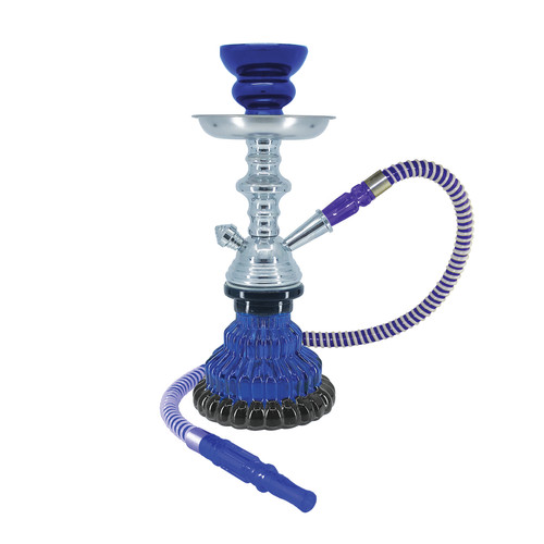 Blue hose hookah set - hookah,