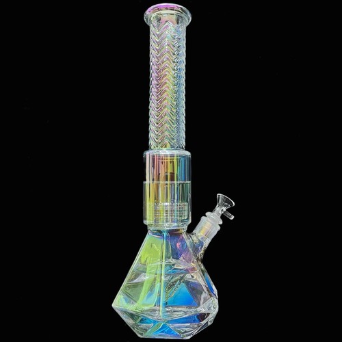 Heavy glass bong smoking - 15",