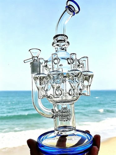 Big blue recycler rig - blue,